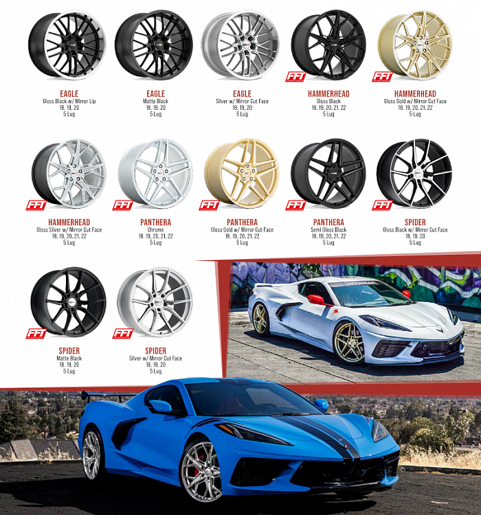 Cray Corvette wheels