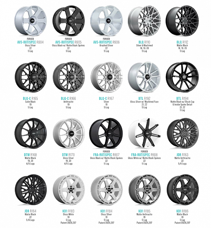 Rotiform wheels