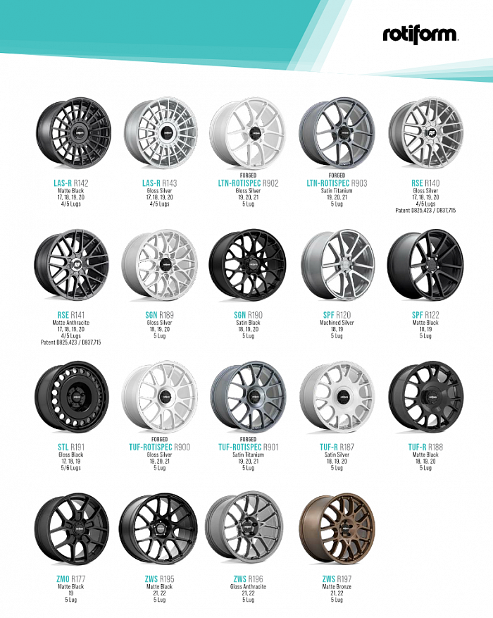 Rotiform wheels