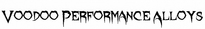 Voodoo performance alloys font logo